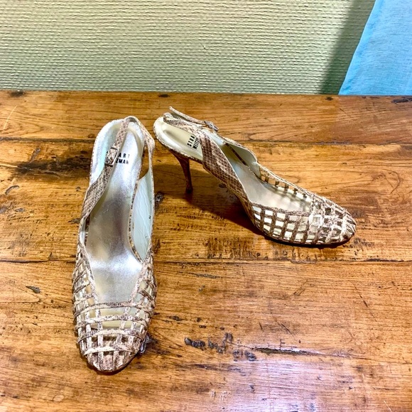 Stuart Weitzman New Condition Snake Heels - Picture 2 of 5